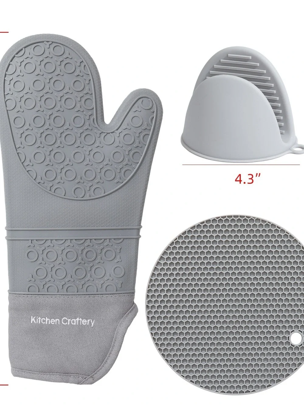 Kitchen Craftery 3-Piece Silicone Set